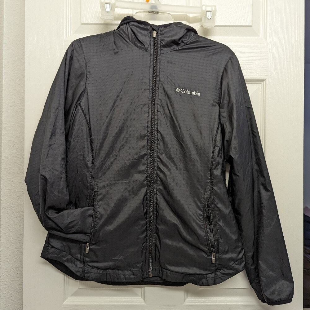 Womens Columbia Soft Shell Fleece Hooded Jacket